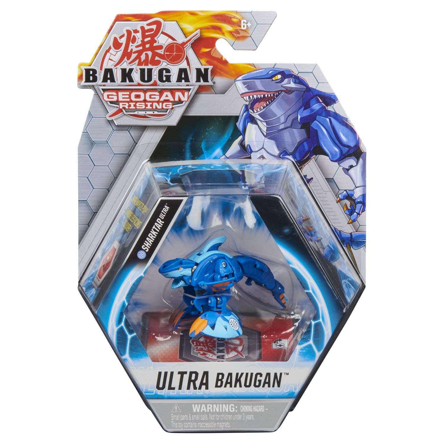 Фигурка-трансформер Bakugan S3 Ультра Monster Shark Blue 6061538/20132969 - фото 4