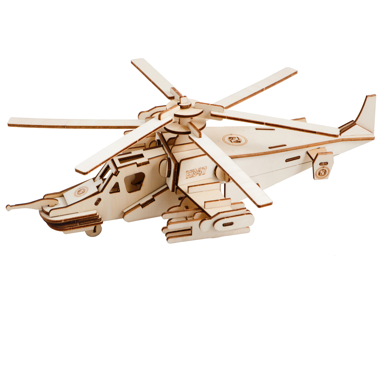 Сборная модель Чудо-Дерево Вертолёт Черная Акула P099 - фото 2