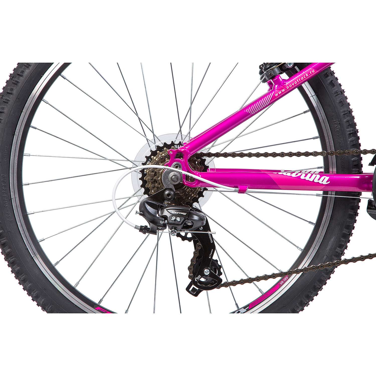 Велосипед 24KATRINA фиолет. NOVATRACK KATRINA - фото 6