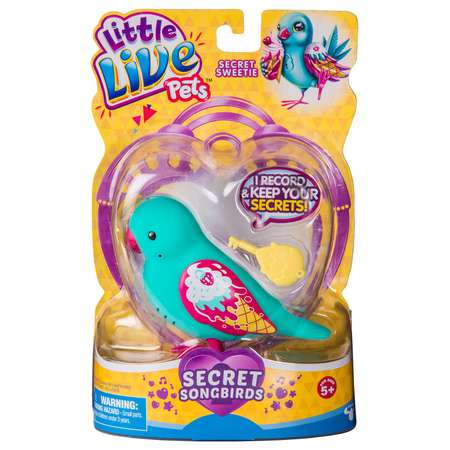 Птичка Little Live Pets Зелёная (28394)