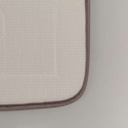 Набор ковриков Доляна для ванной и туалета 3 шт: 36×43 40×50 50×80 см цвет серый