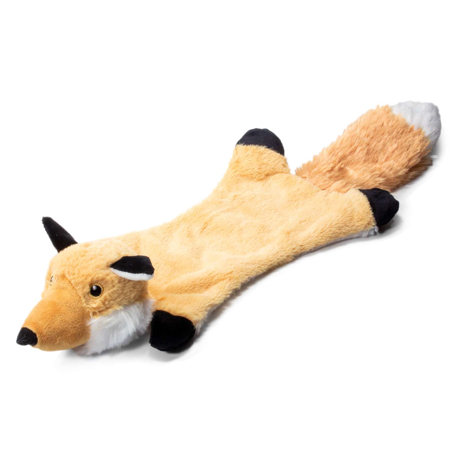 Игрушка для собак GiGwi Plush Friendz Шкурка лисы с пищалкой 41см 75261 - фото 1