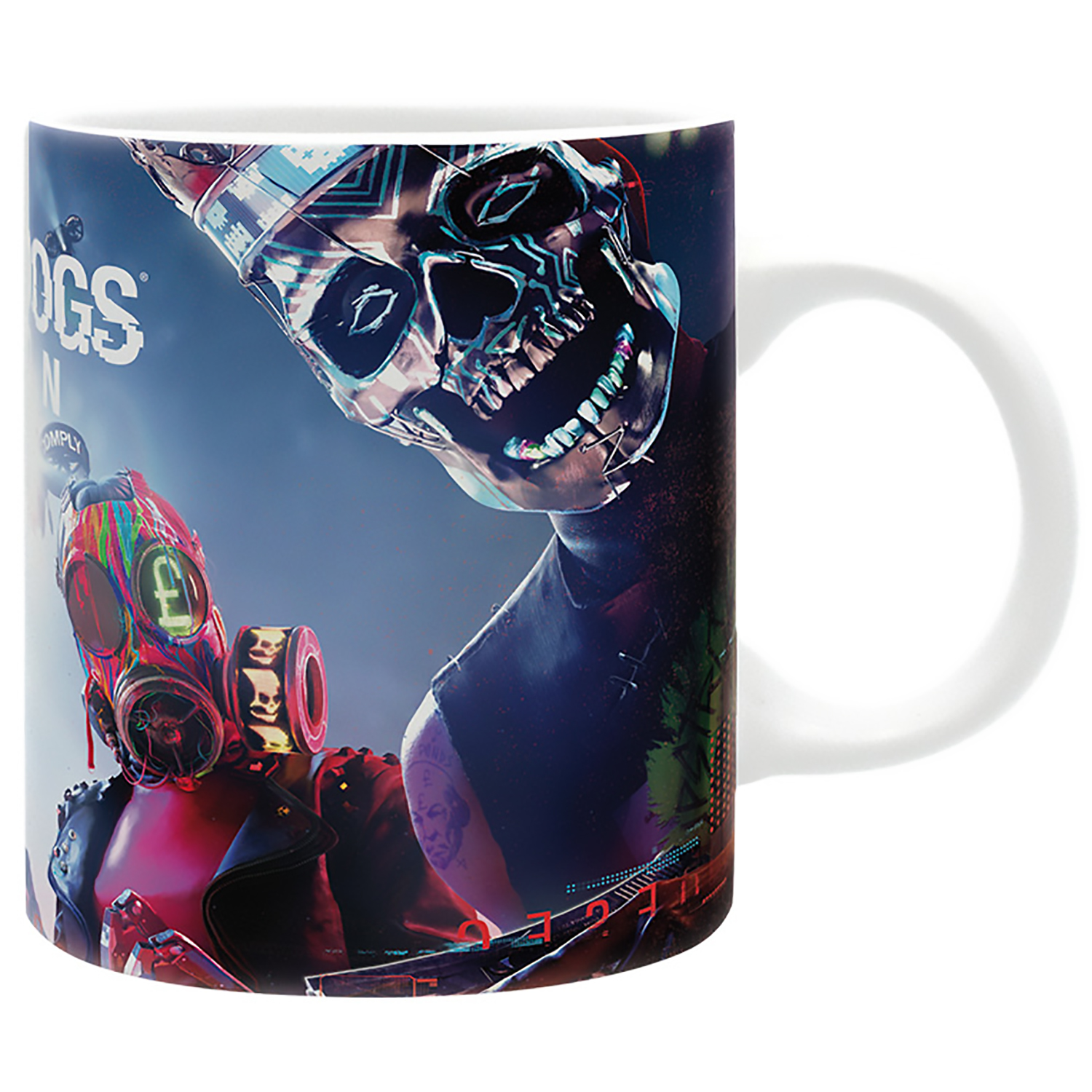 Кружка ABYStyle Watch Dogs 3 Legion Keyart 320 ml ABYMUG813 - фото 1