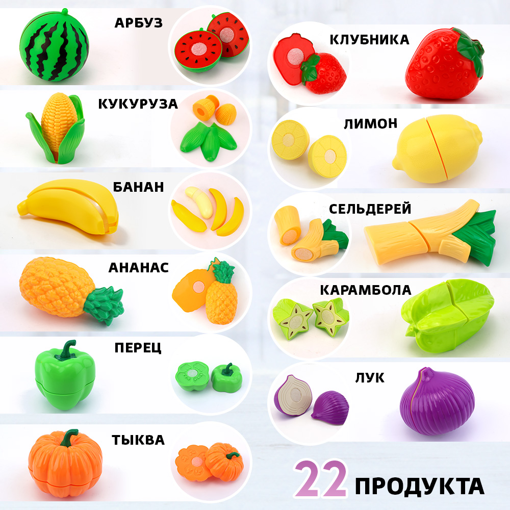 Игрушка TIPTOPOLIS посуда, продукты - фото 3