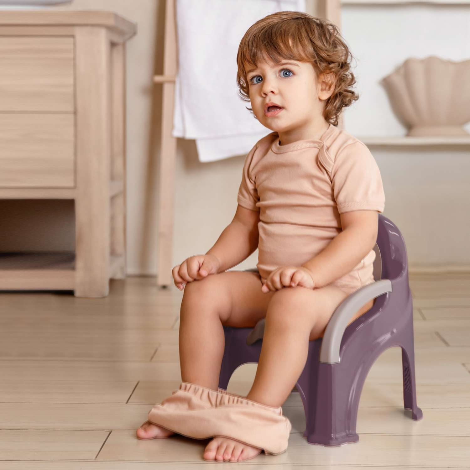 Горшок-стул AmaroBaby Baby chair фиолетовый - фото 1