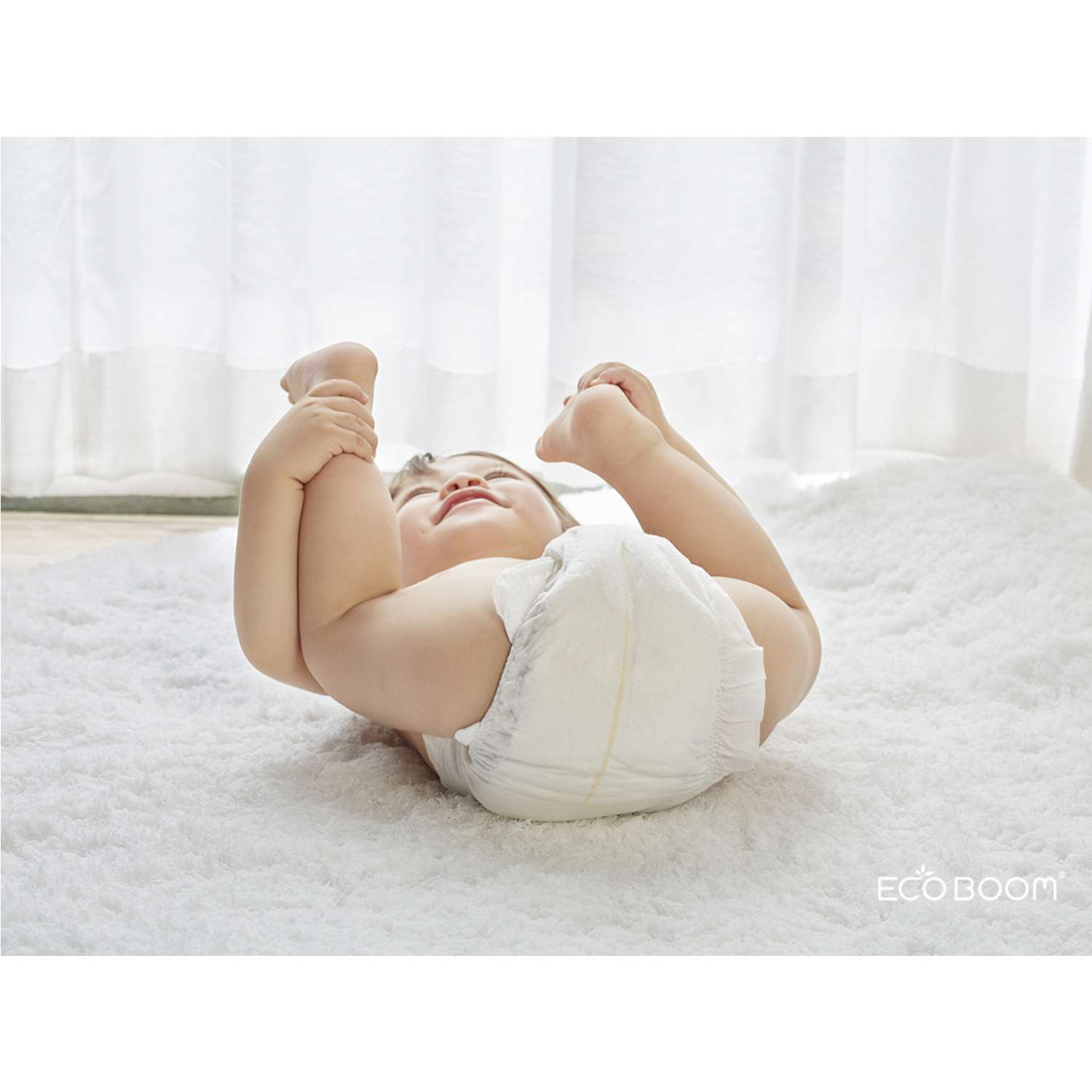 Бамбуковые подгузники детские ECO BOOM размер 2/S для детей весом 3-8 кг 36 шт - фото 7