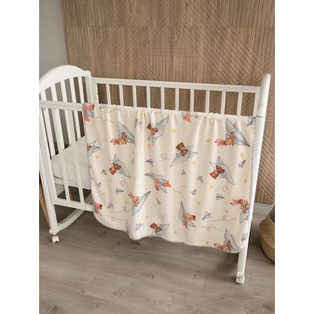 Плед Baby Nice micro flannel Самолётики 100х118 см