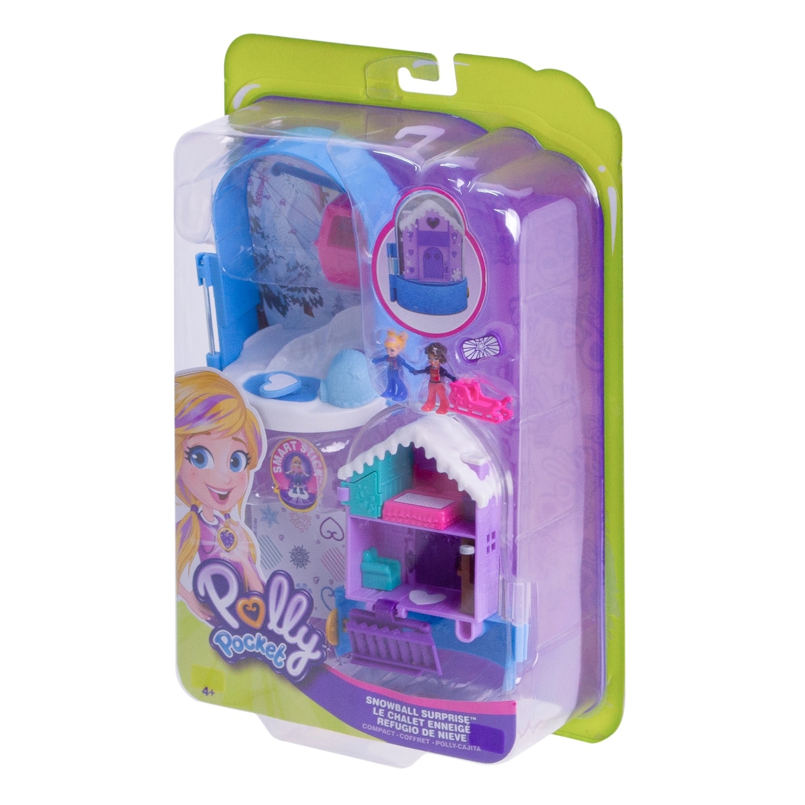 Набор игровой POLLY POCKET Снежный сюрприз компактный FRY37 FRY35 - фото 3