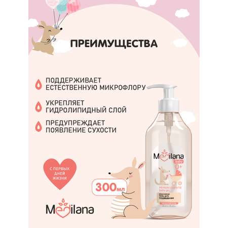 Гель для подмывания MEDILANA младенцев мицеллярный 300 мл