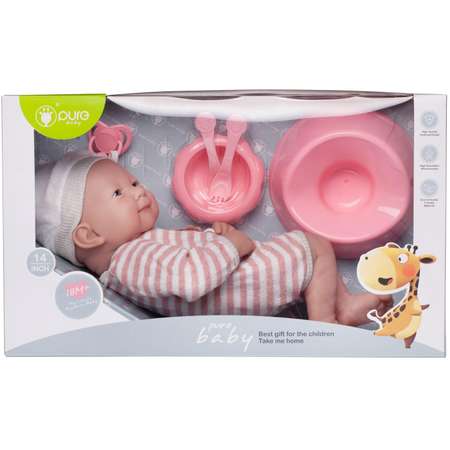 Кукла-пупс Junfa Pure Baby с аксессуарами 35см