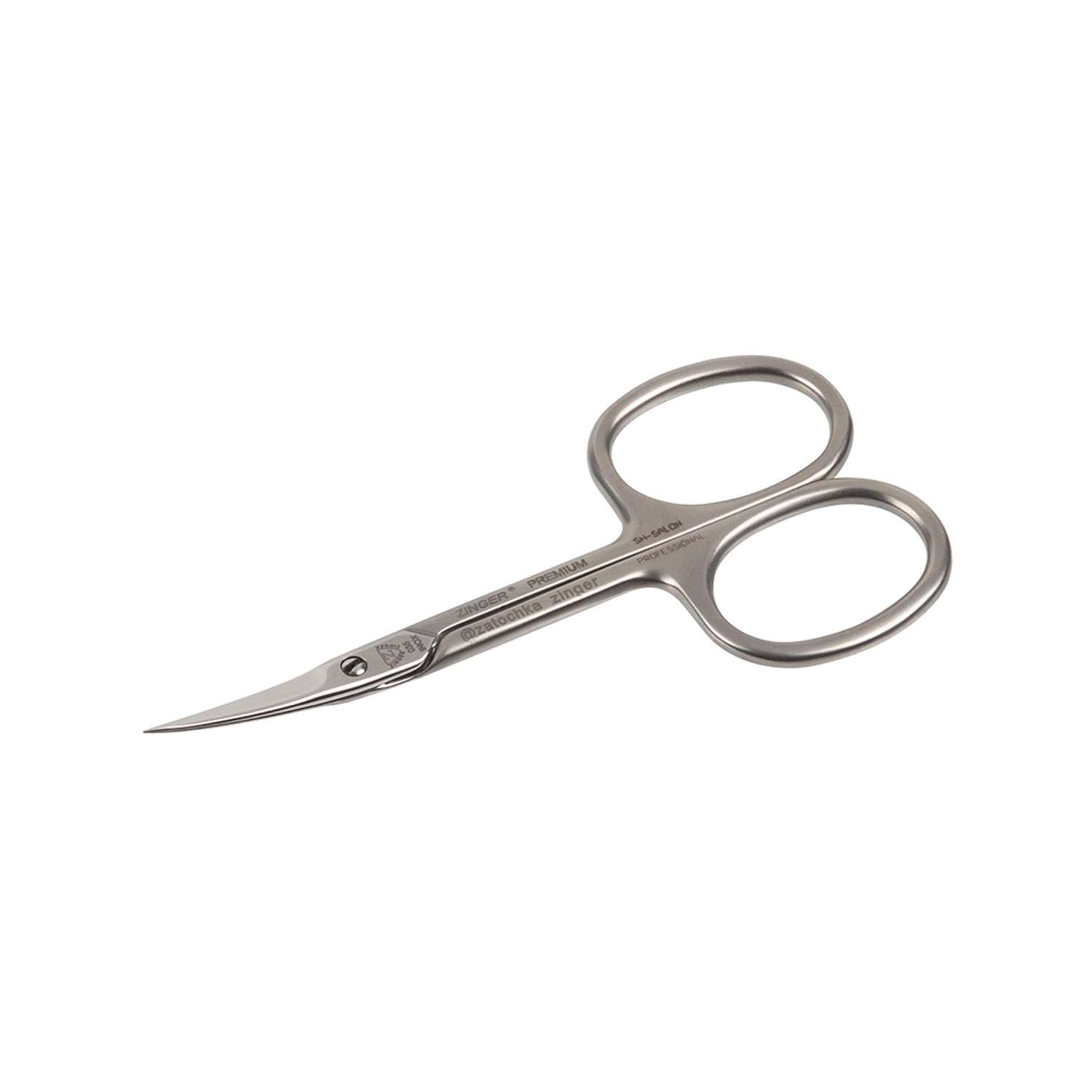 Ножницы макюрные Zinger Серебристый BS 035C S SH Salon - фото 1