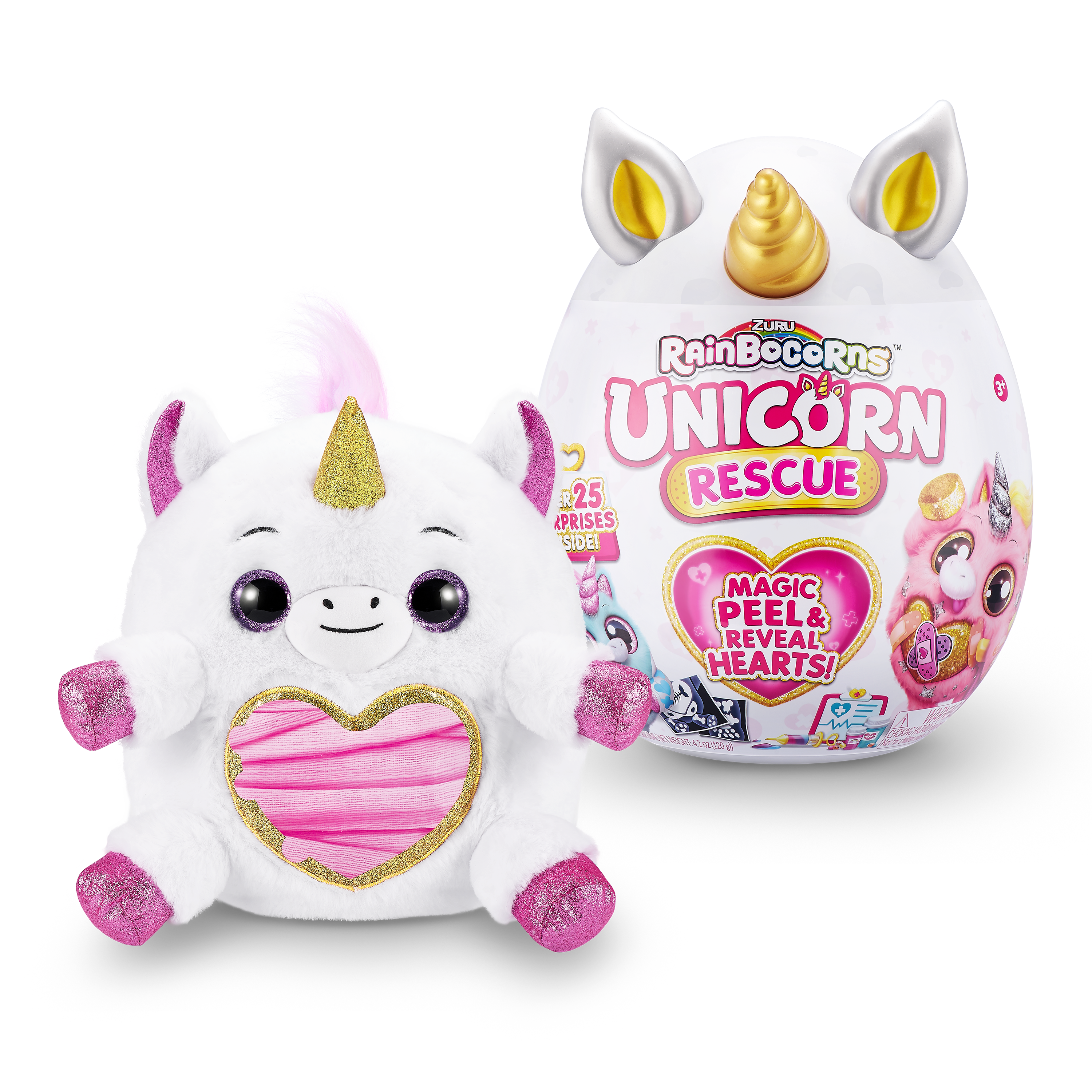 Игрушка сюрприз Zuru Rainbocorns Unicorn Rescue плюшевый мини единорог с аксессуарами - фото 19