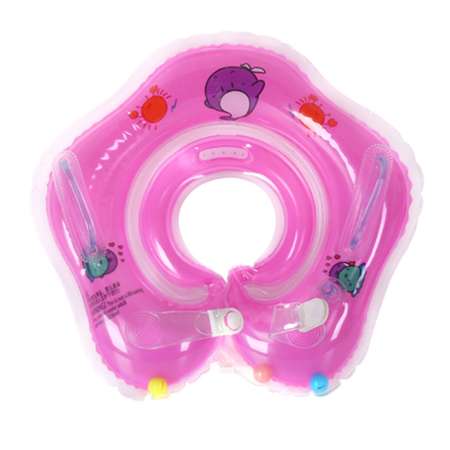 Надувной круг на шею SHARKTOYS для купания младенцев