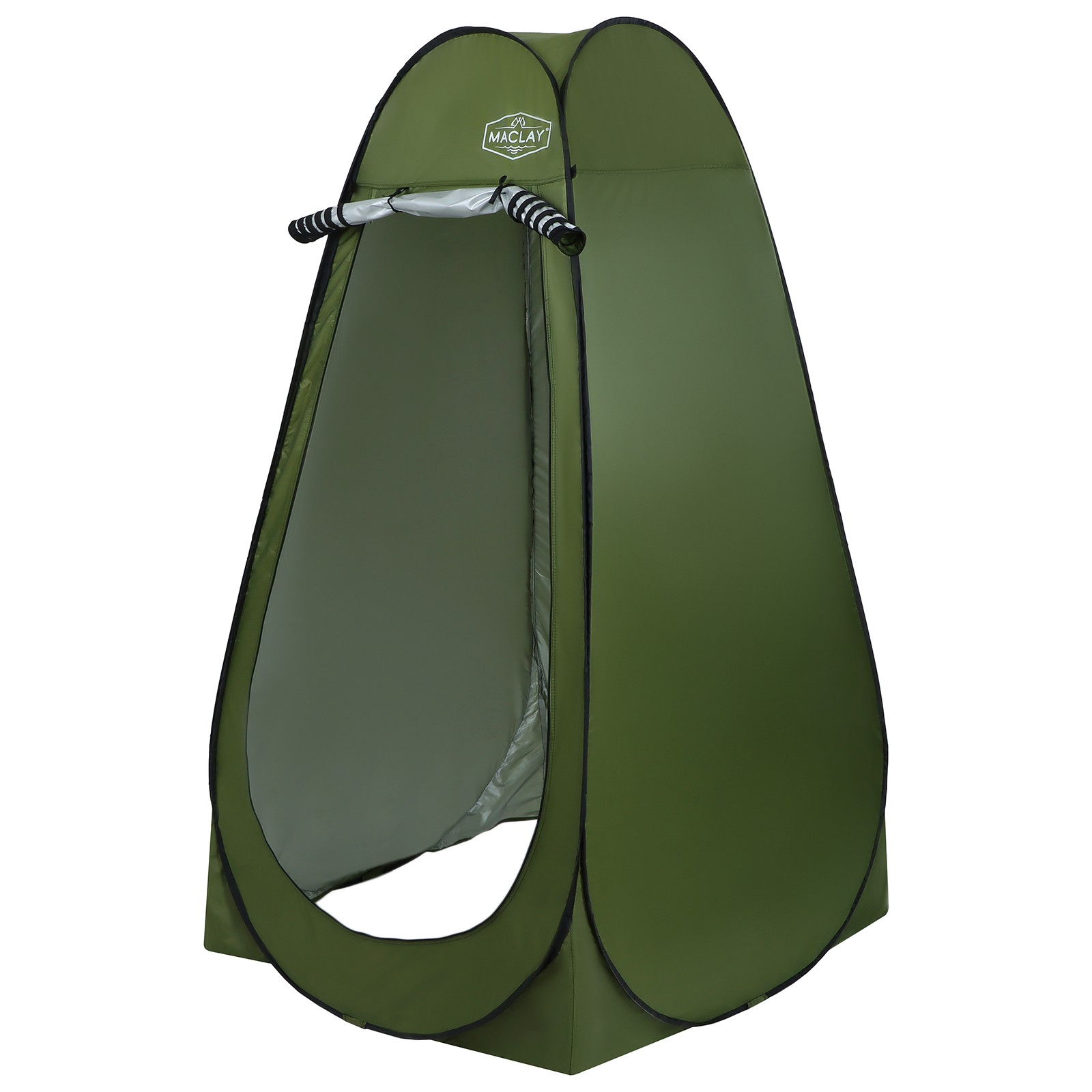 Палатка Maclay туристическая самораскрывающаяся для душа р. 120 х 120 х 195 см цвет зелёный - фото 1