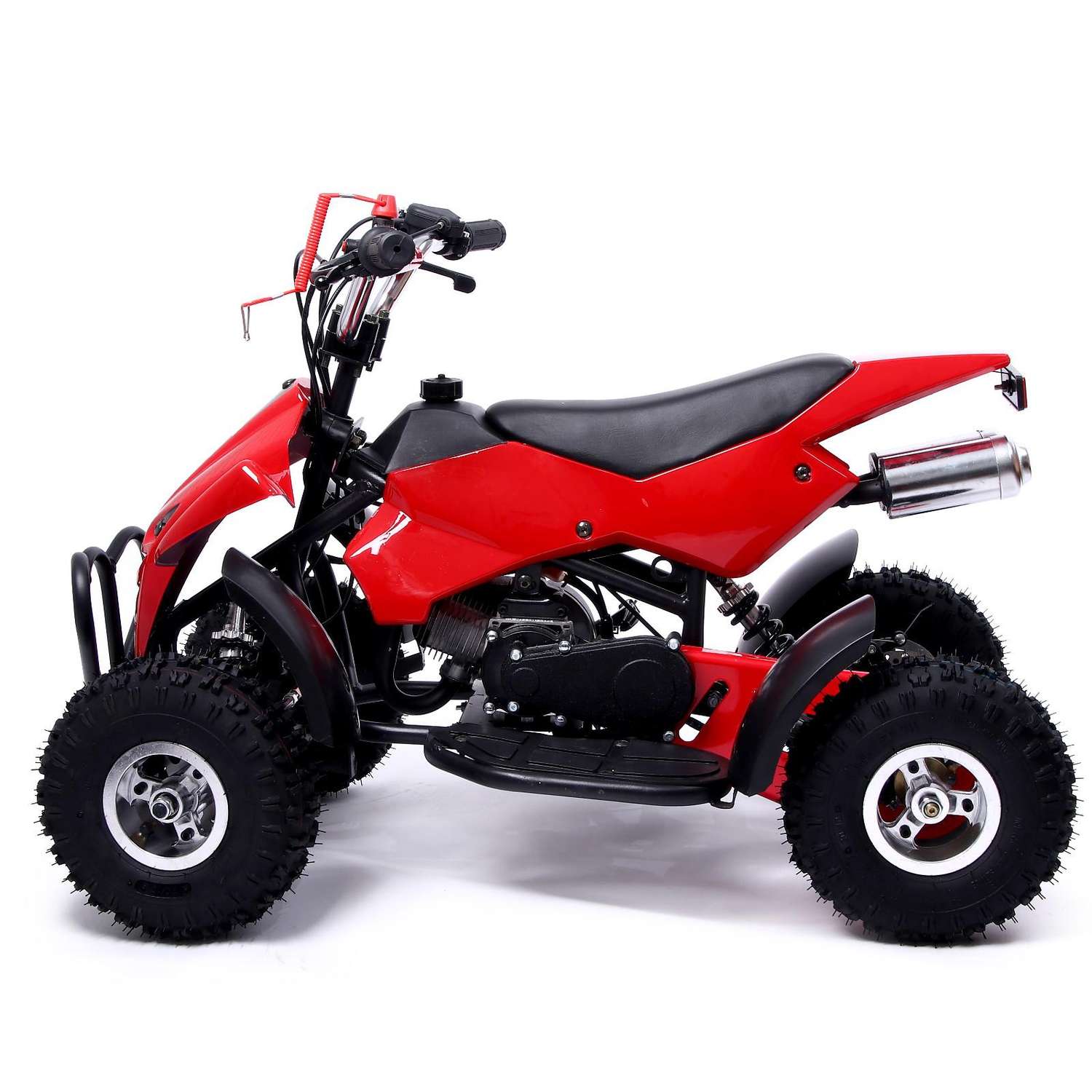 Квадроцикл бензиновый Sima-Land ATV R4 35 49cc цвет красный - фото 2