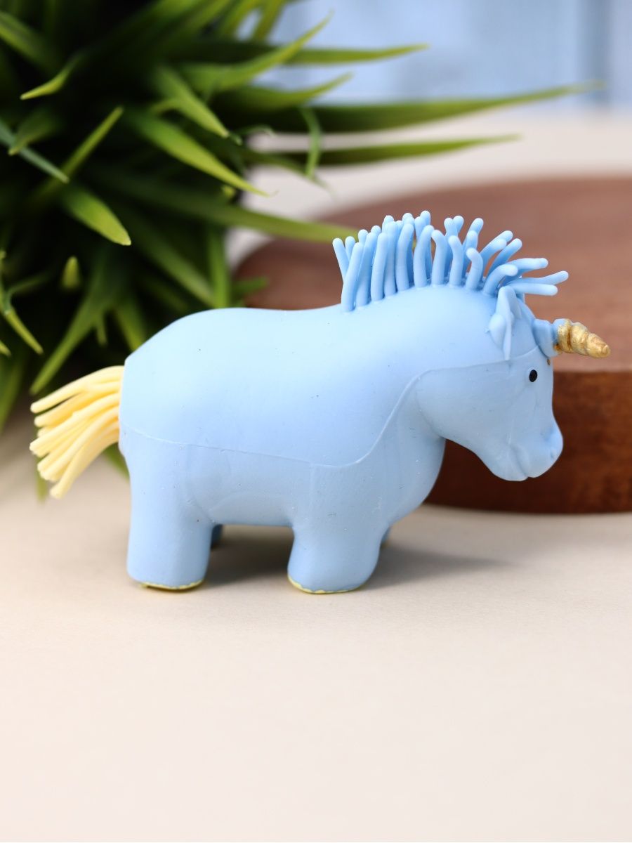 Мялка-антистресс iLikeGift Squeeze unicorn blue - фото 1