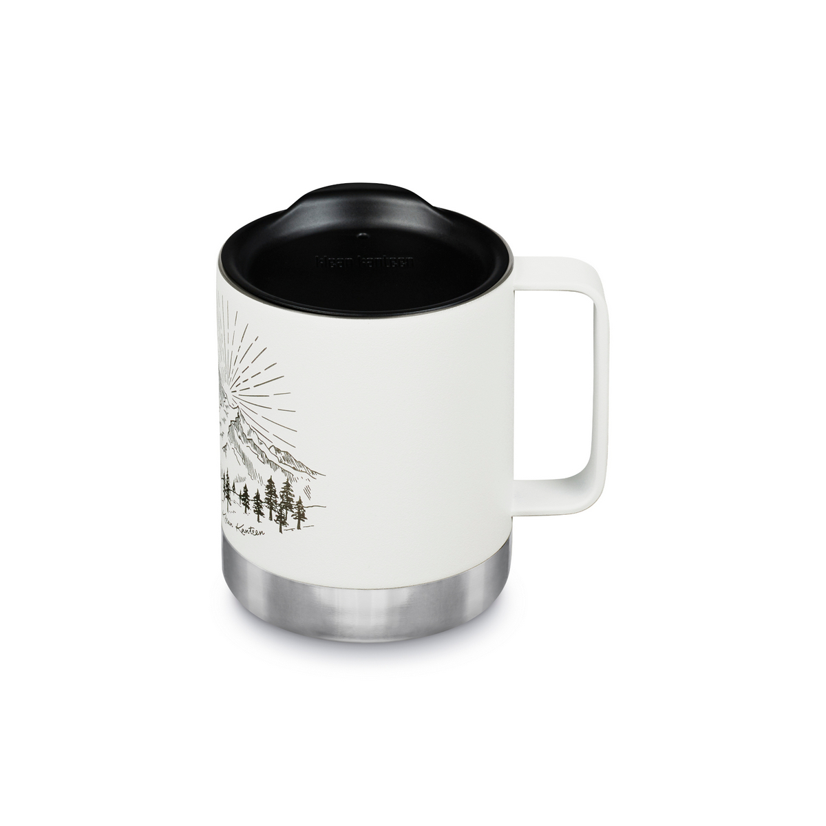 Термокружка Klean Kanteen Camp Mug 12oz Mountain White 355 мл - фото 1