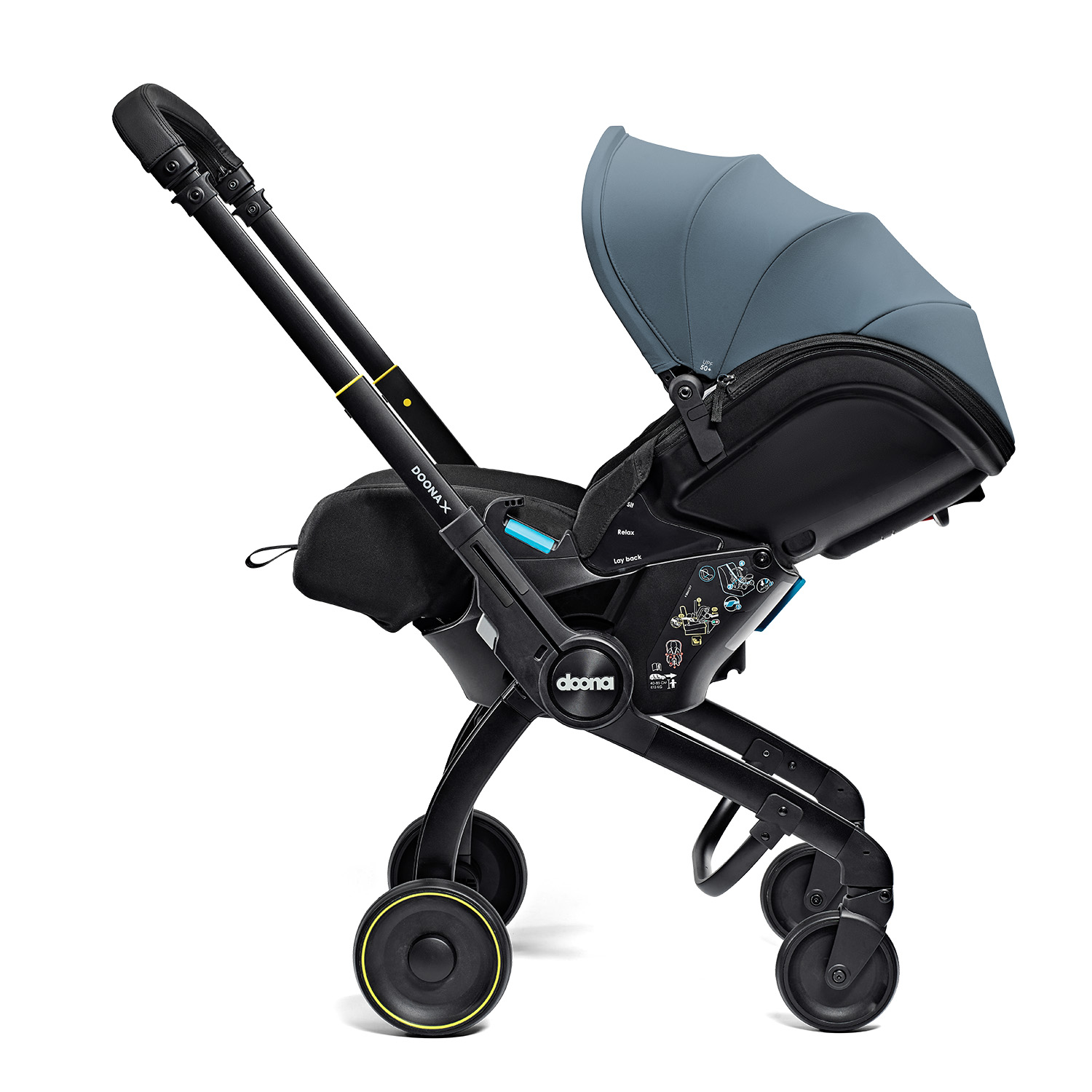 Автокресло Doona X Ocean Blue Isofix 0 (0 -13 кг) - фото 17