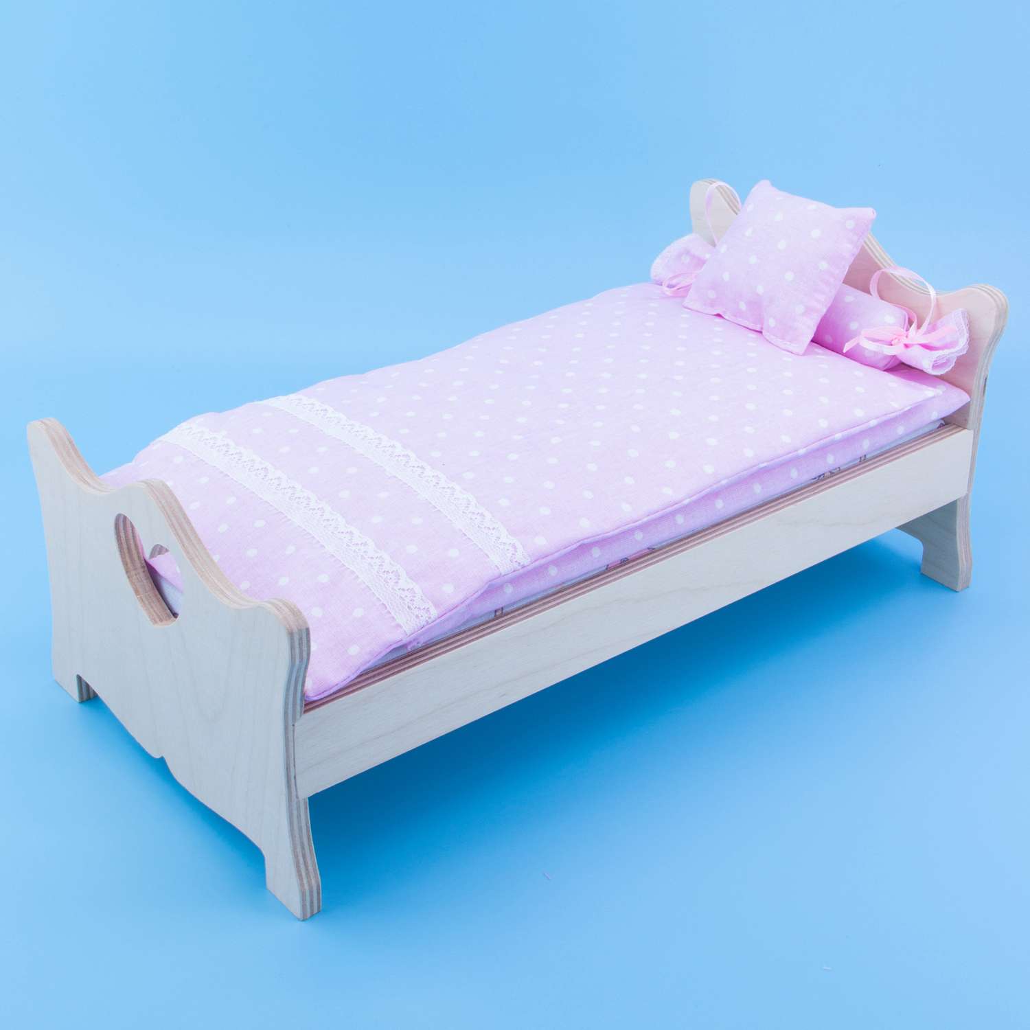 Комлпект постельного белья Модница для куклы 29 см пастельно-розовый 2002пастельно-розовый - фото 11