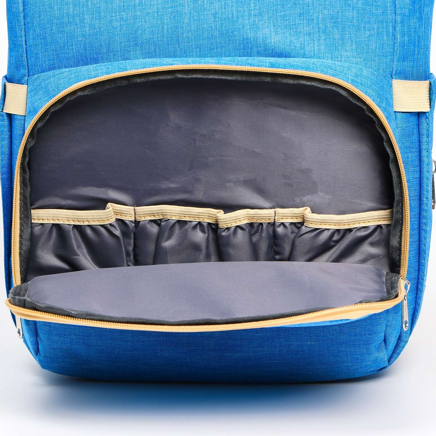 Сумка-рюкзак Sima-Land с пеленальным ковриком цвет голубой - фото 12