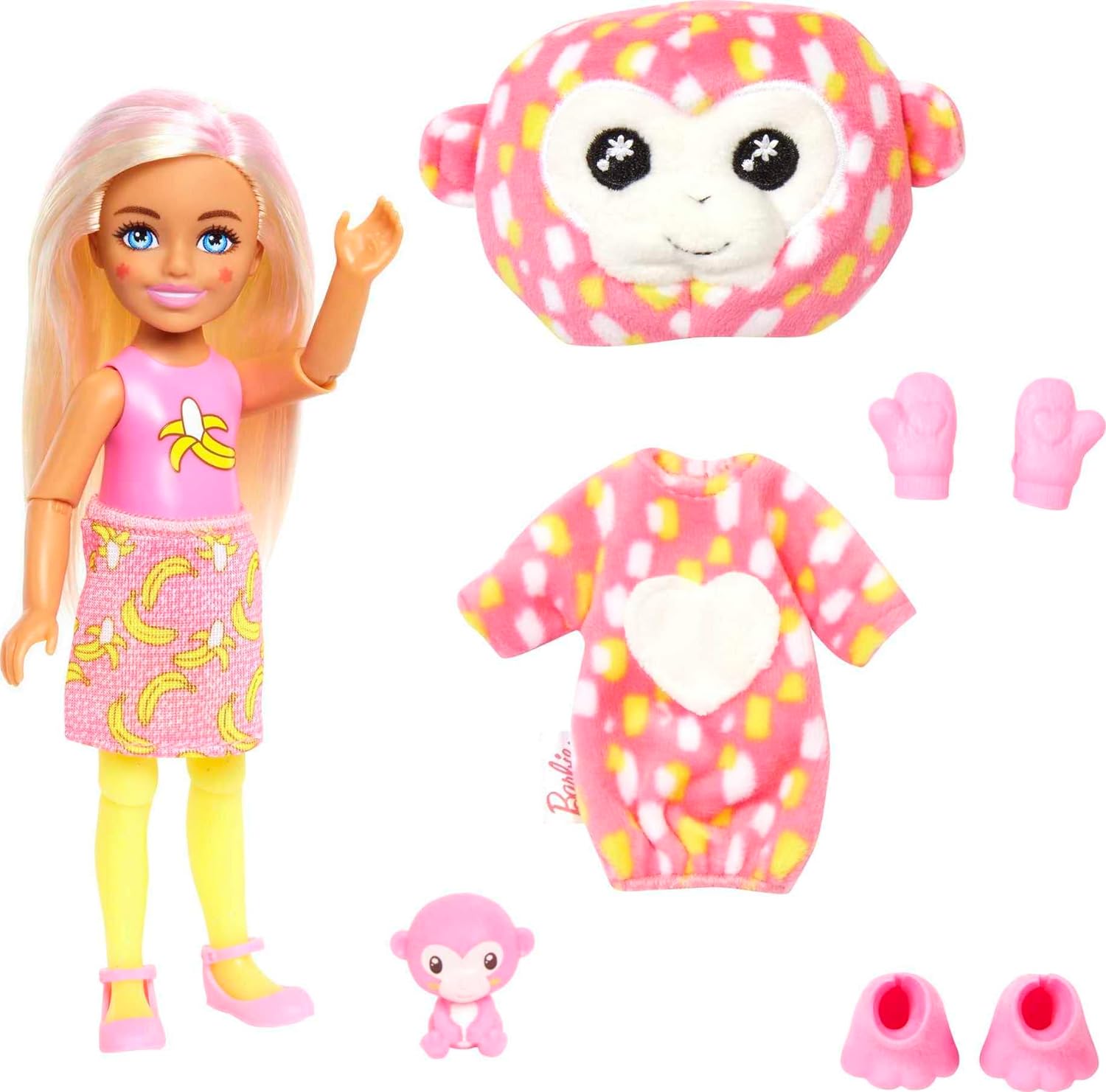 Кукла мини Barbie Cutie Reveal Челси Обезьянка HKR14 - фото 2