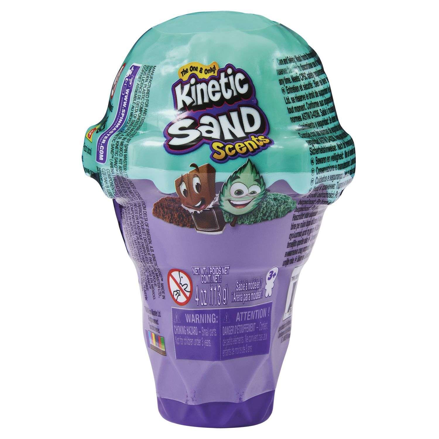 Набор для лепки Kinetic Sand Мороженое в непрозрачной упаковке (Сюрприз) 6058757 - фото 1