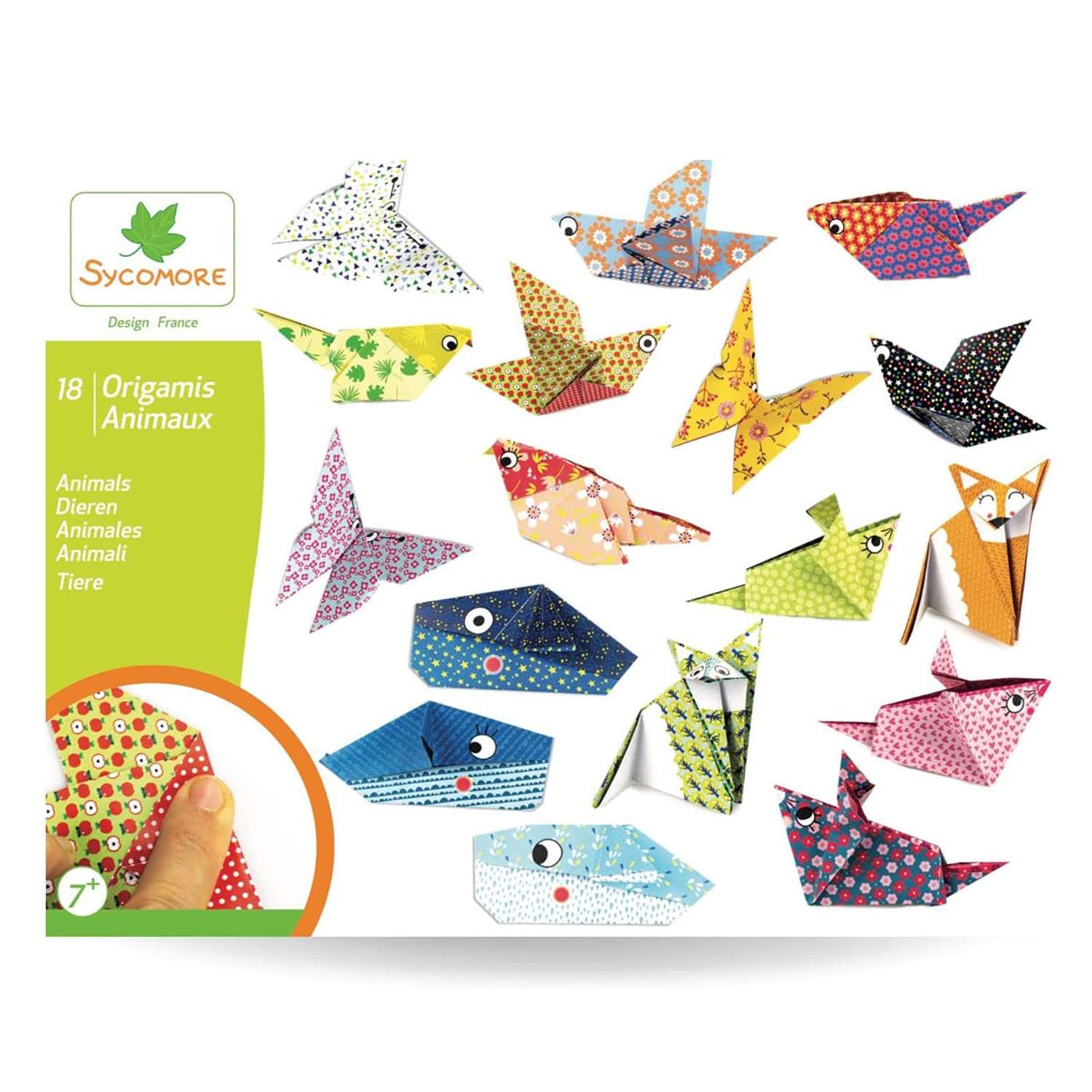 Набор для создания оригами Sycomore pockets животные - фото 1
