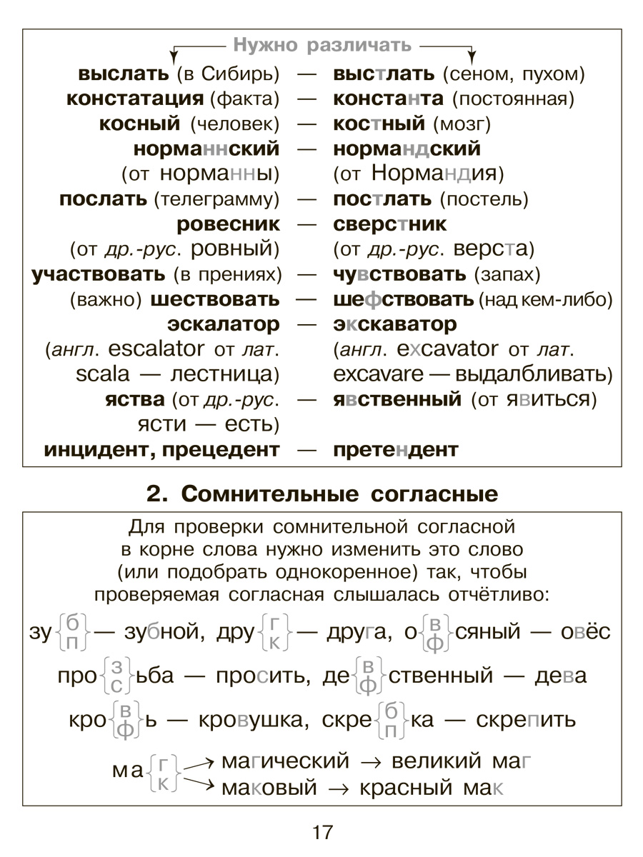 Книга ИД Литера Правила русского языка в таблицах и схемах. - фото 5