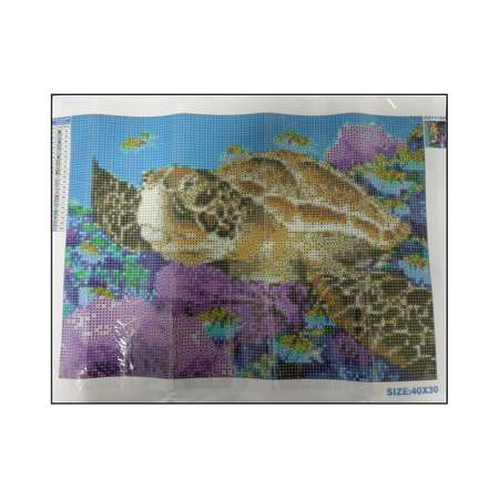 Алмазная мозаика Seichi Морская черепашка 30х40 см