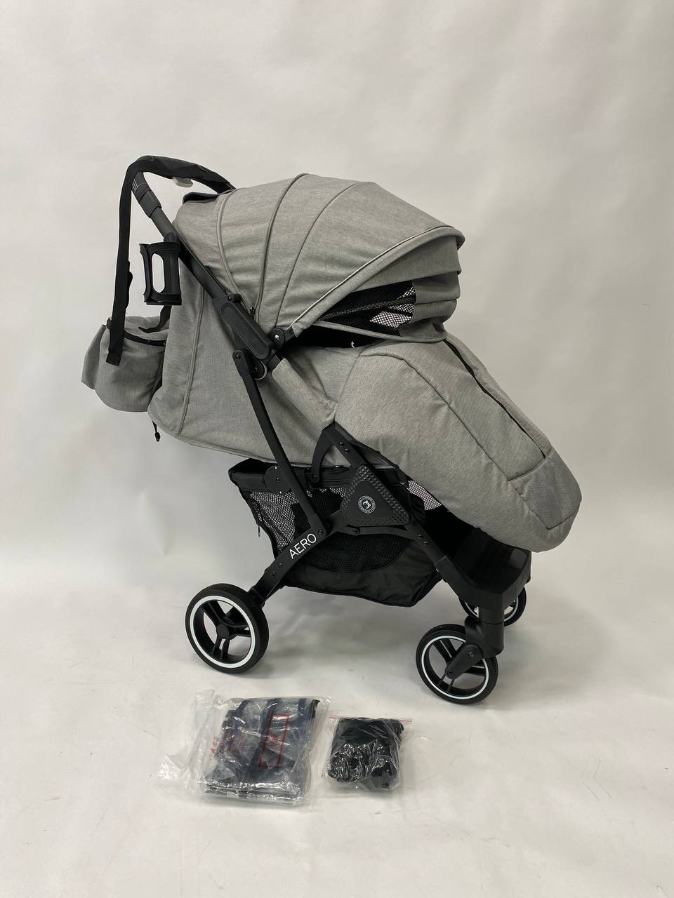 Коляска Ining baby прогулочная AERO L100 grey