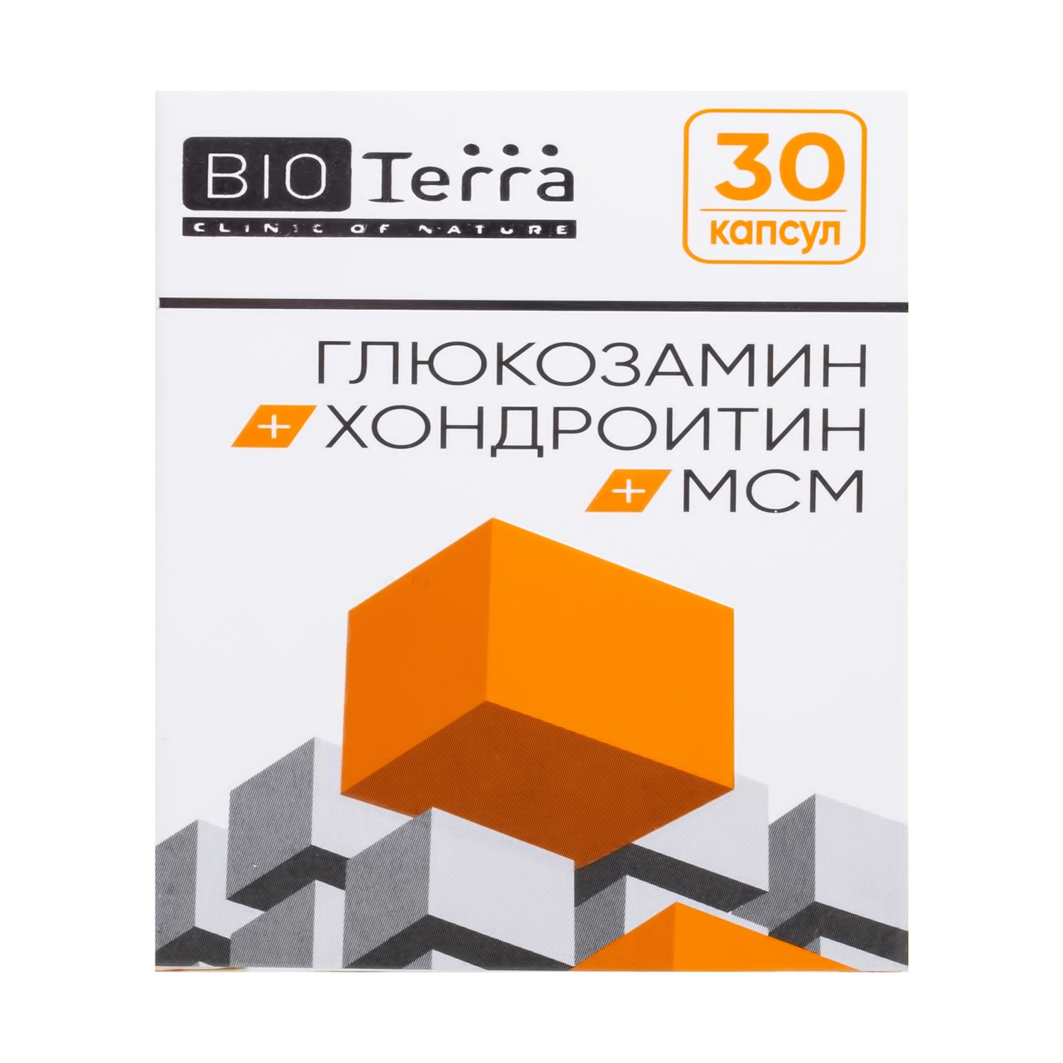 Хондроитин Биотерра с глюкозамином МСМ 926мг*30капсул - фото 1