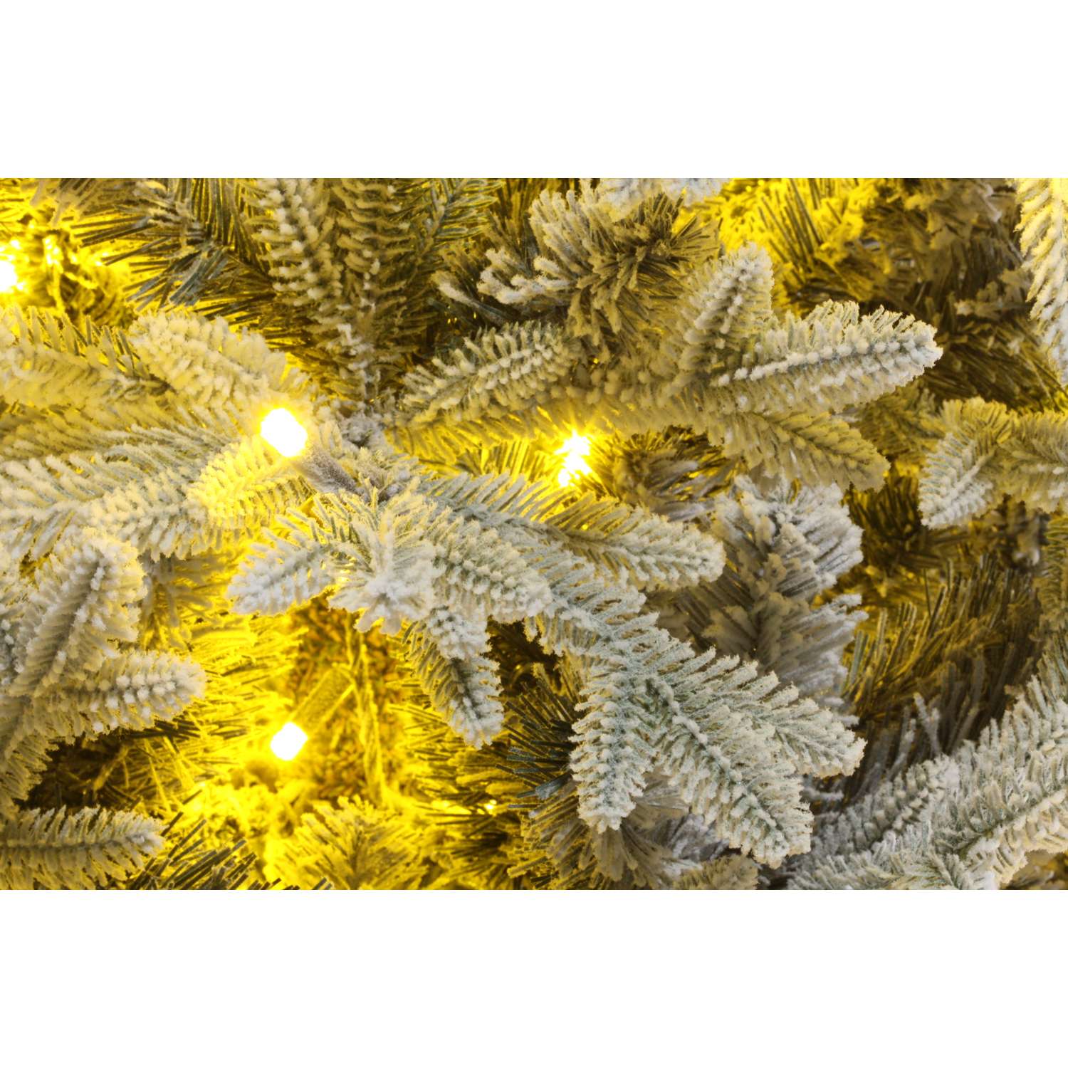 Искусственная елка ElkaDe Ель искусственная Никка Заснеженная с освещением 155 см - фото 4