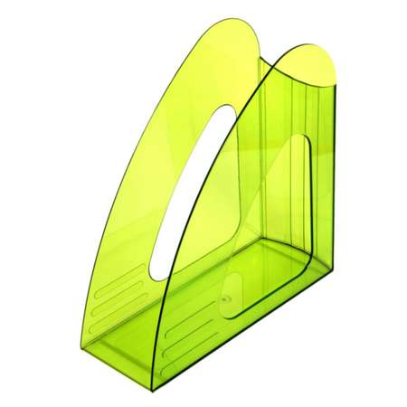 Вертикальный накопитель Attache 90мм Bright Colours прозрачный зеленый 2 штуки