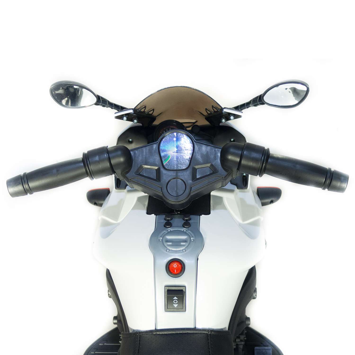 Электромобиль TOYLAND Мотоцикл Minimoto JC917 белый - фото 6