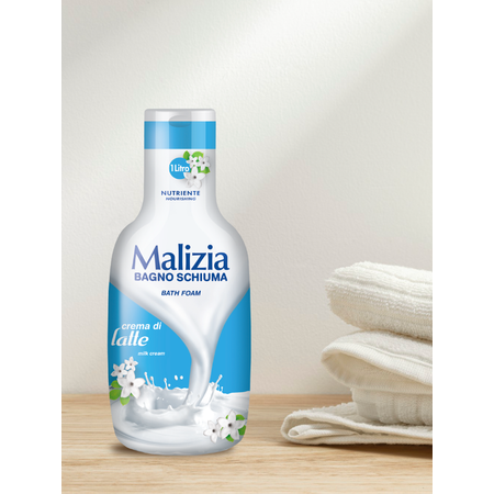 Пена для ванны Malizia MILK 1000 мл