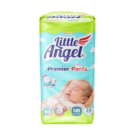 Подгузники-трусики Little Angel. Premier NB (0-3 кг) 28штук