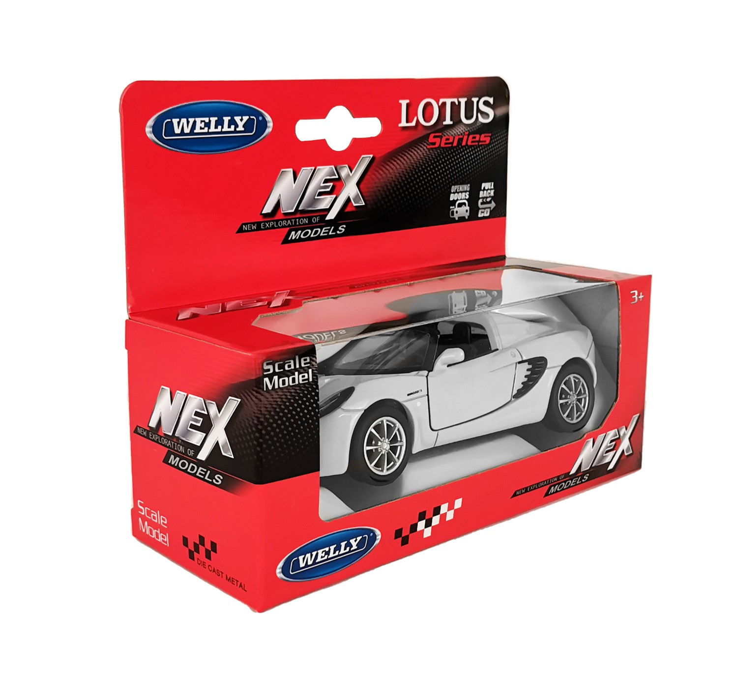 Машинка Welly 1:38 Lotus Elise 111S 2003 цвет в ассортименте 42335W - фото 12