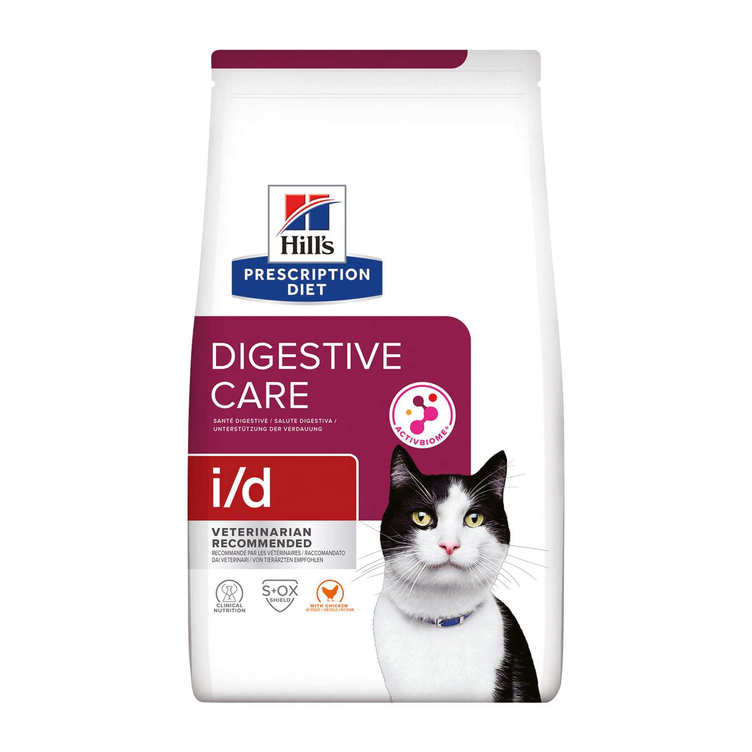 Корм для кошек HILLS 400г Prescription Diet i/d Digestive Care диетический при расстройствах пищеварения ЖКТ с курицей - фото 1