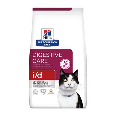 Корм для кошек HILLS 400г Prescription Diet i/d Digestive Care диетический при расстройствах пищеварения ЖКТ с курицей