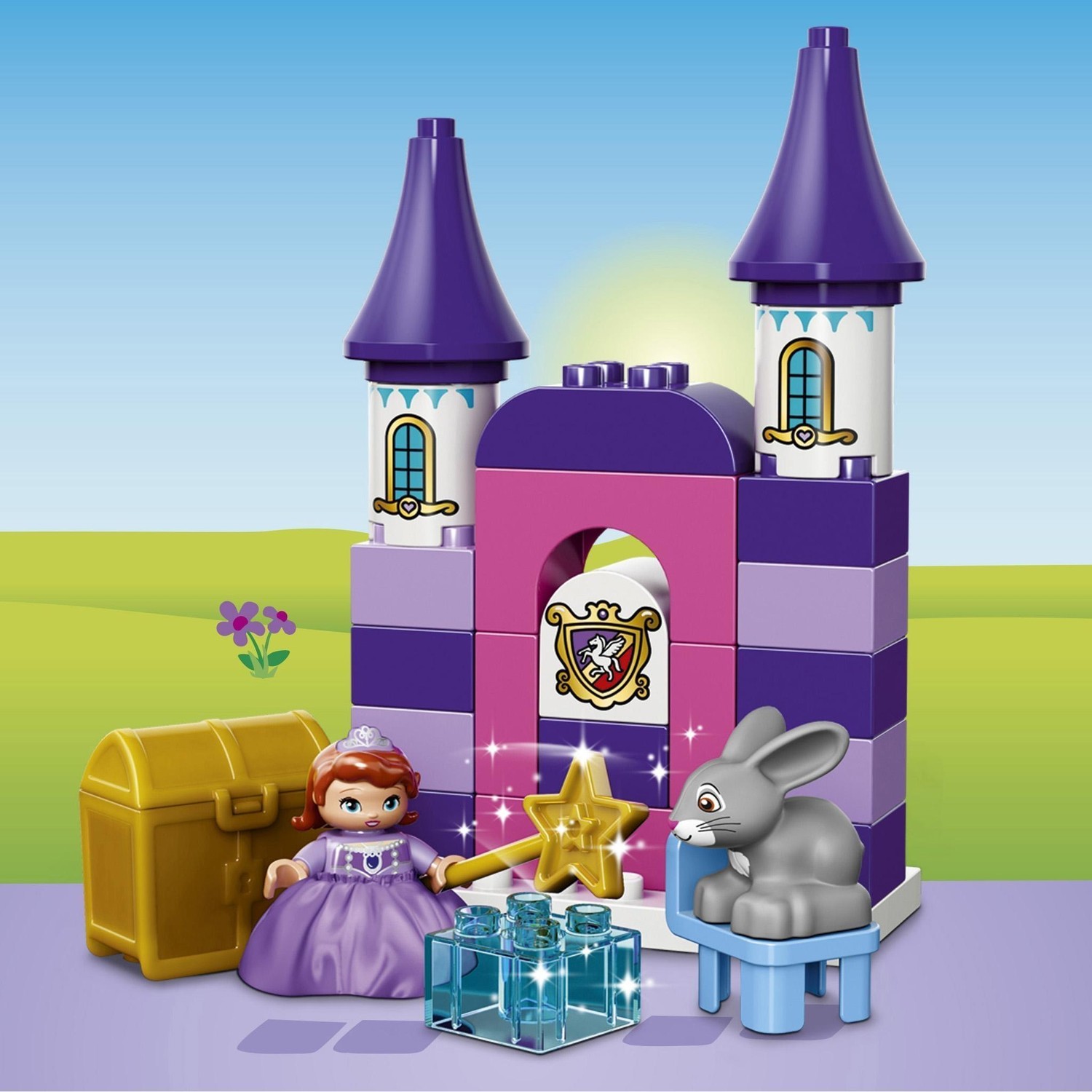 Конструктор LEGO DUPLO Sofia the First София Прекрасная: королевский замок  (10595) купить по цене 3299 ₽ в интернет-магазине Детский мир