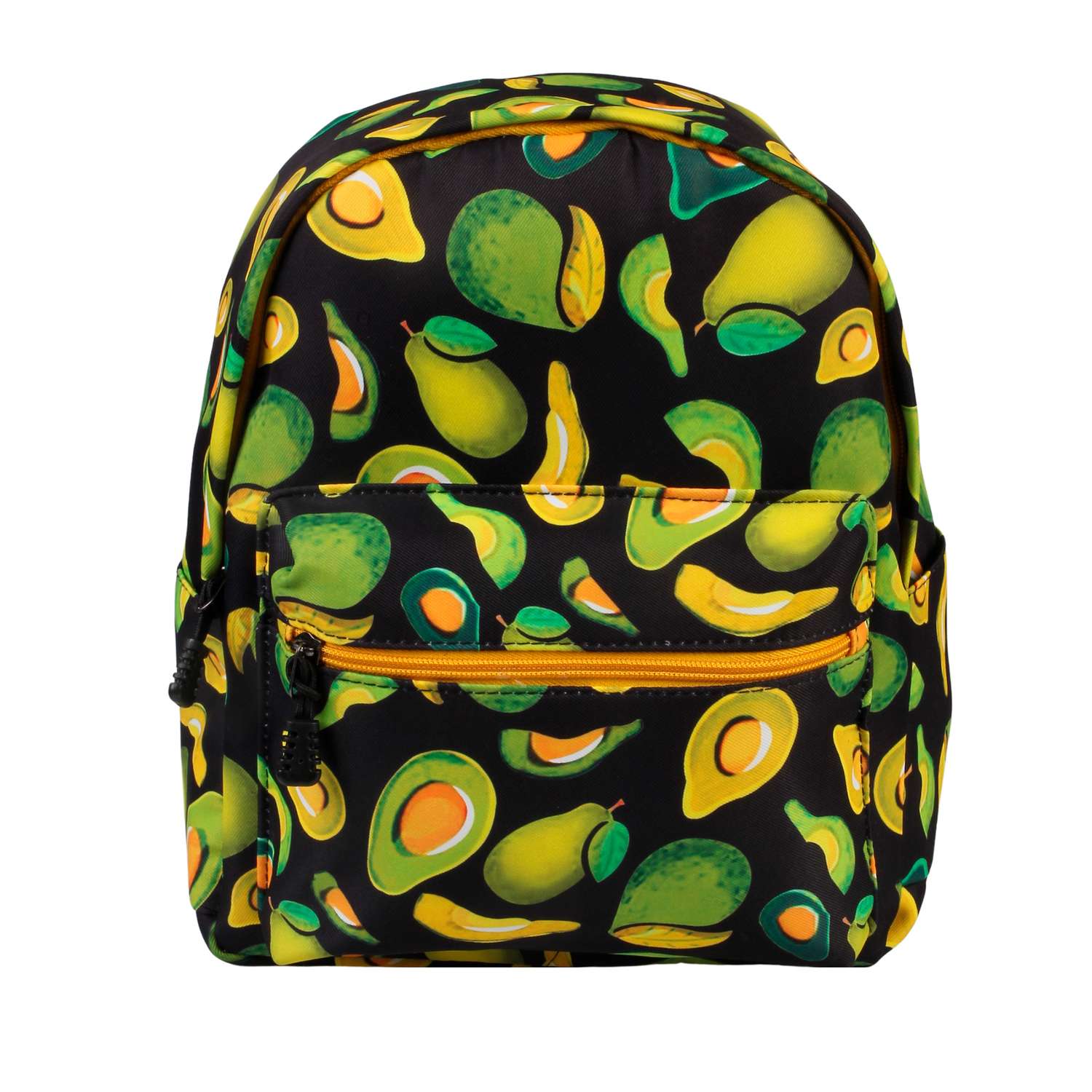 Рюкзак Little Mania черный Авокадо желто-зеленый - фото 1