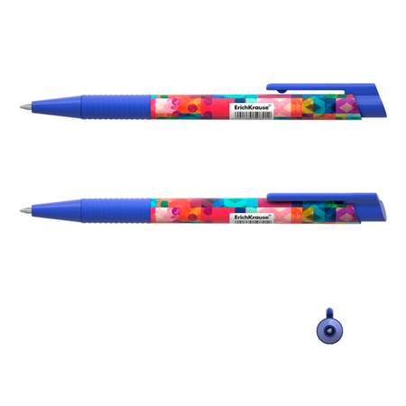 Ручка шариковая ErichKrause ColorTouch Patchwork автоматическая 50821