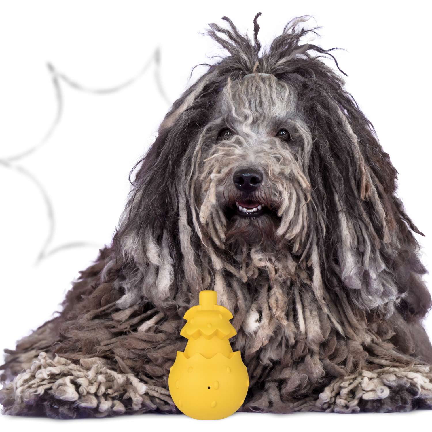 Игрушка для собак Mr.Kranch Груша с ароматом сливок 8*13см Желтая - фото 3