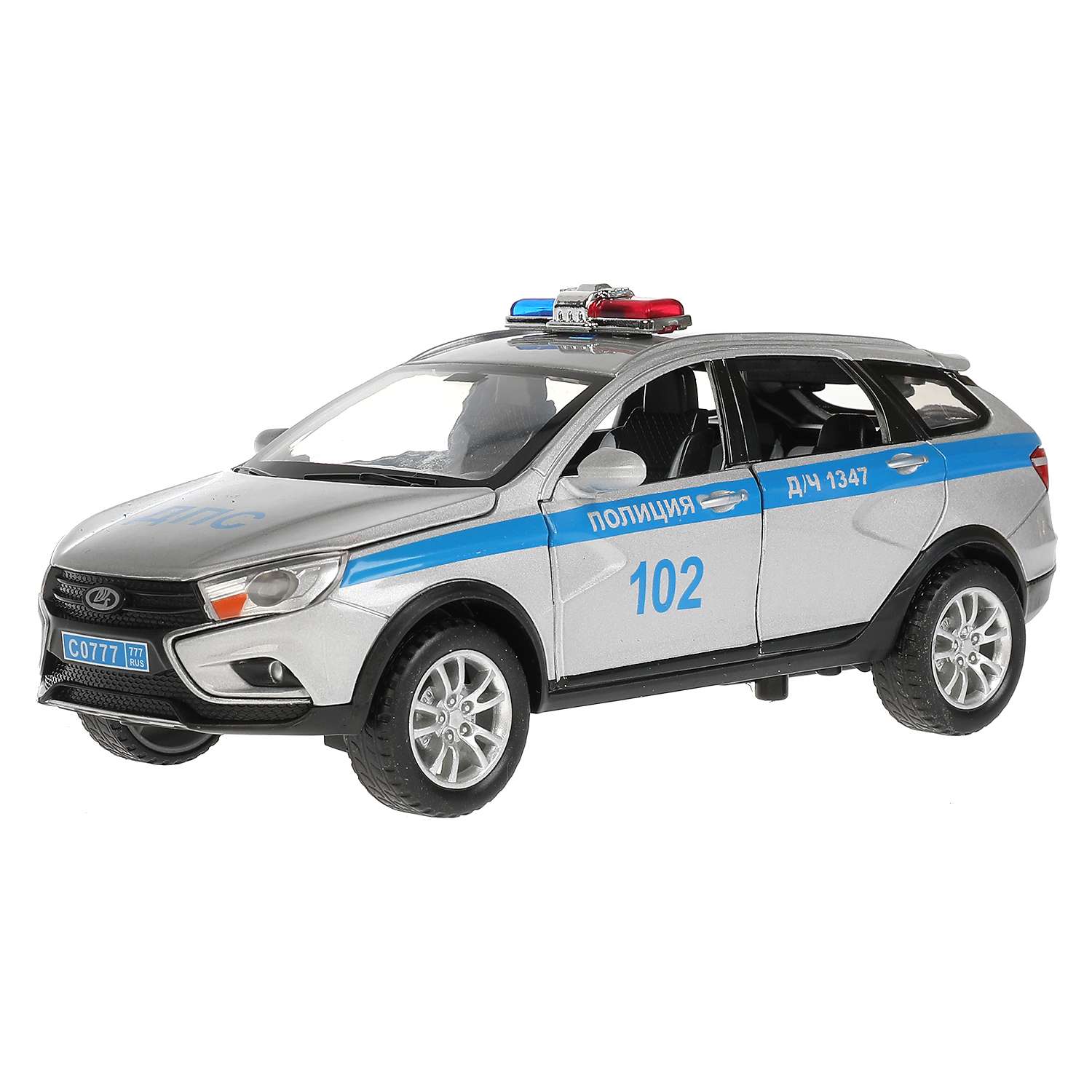 Машина Технопарк Lada Vesta Sw Cross Полиция 312709 312709 - фото 1
