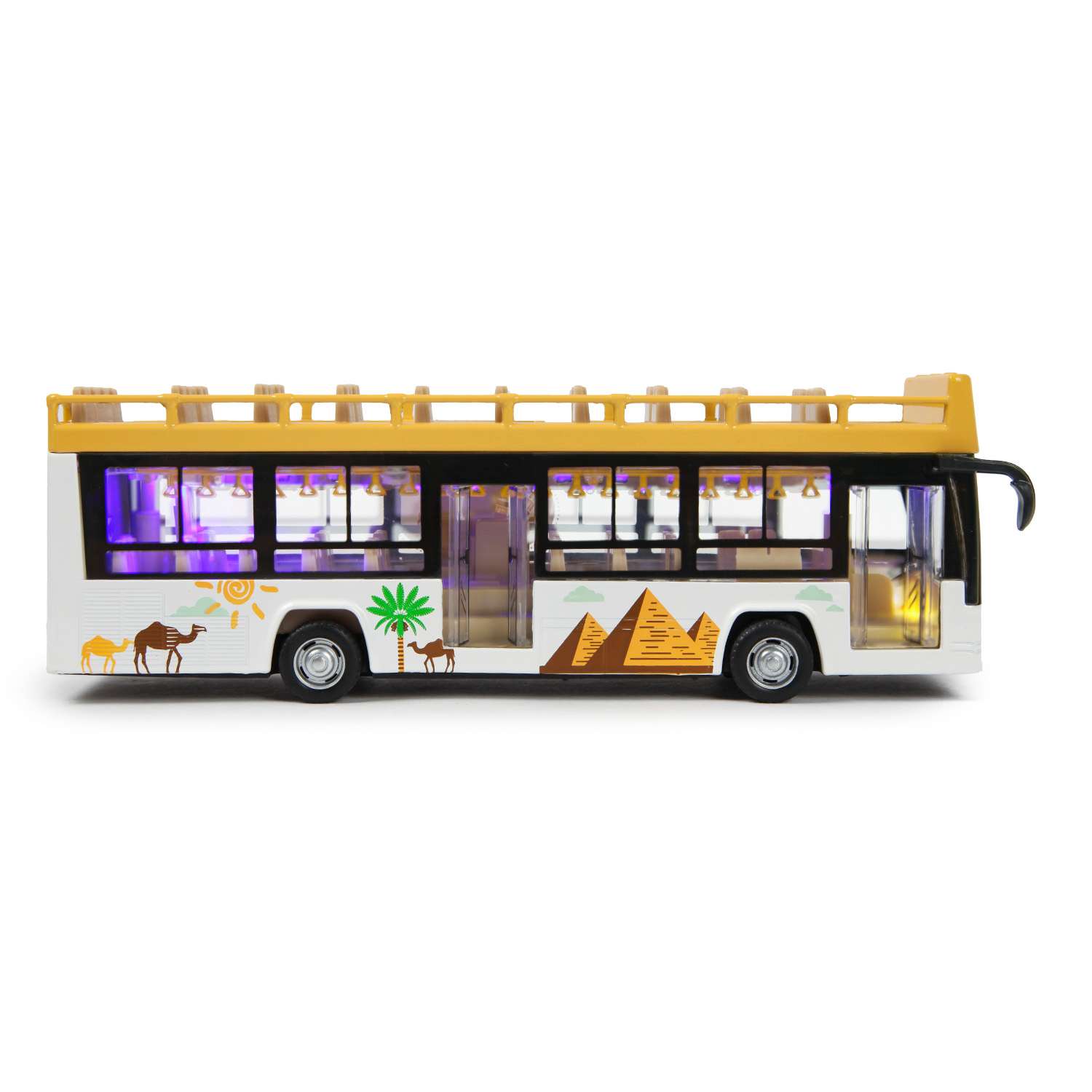 Автобус MSZ 1:48 Sightseeing Желтый 68429 68429 - фото 7