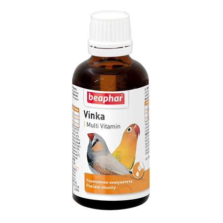 Добавка для птиц Beaphar Vinka для укрепления иммунитета 50мл