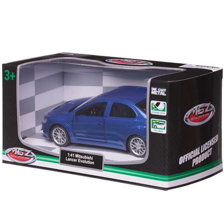 Автомобиль Abtoys Mitsubishi MSZ 1:43 инерционный синий