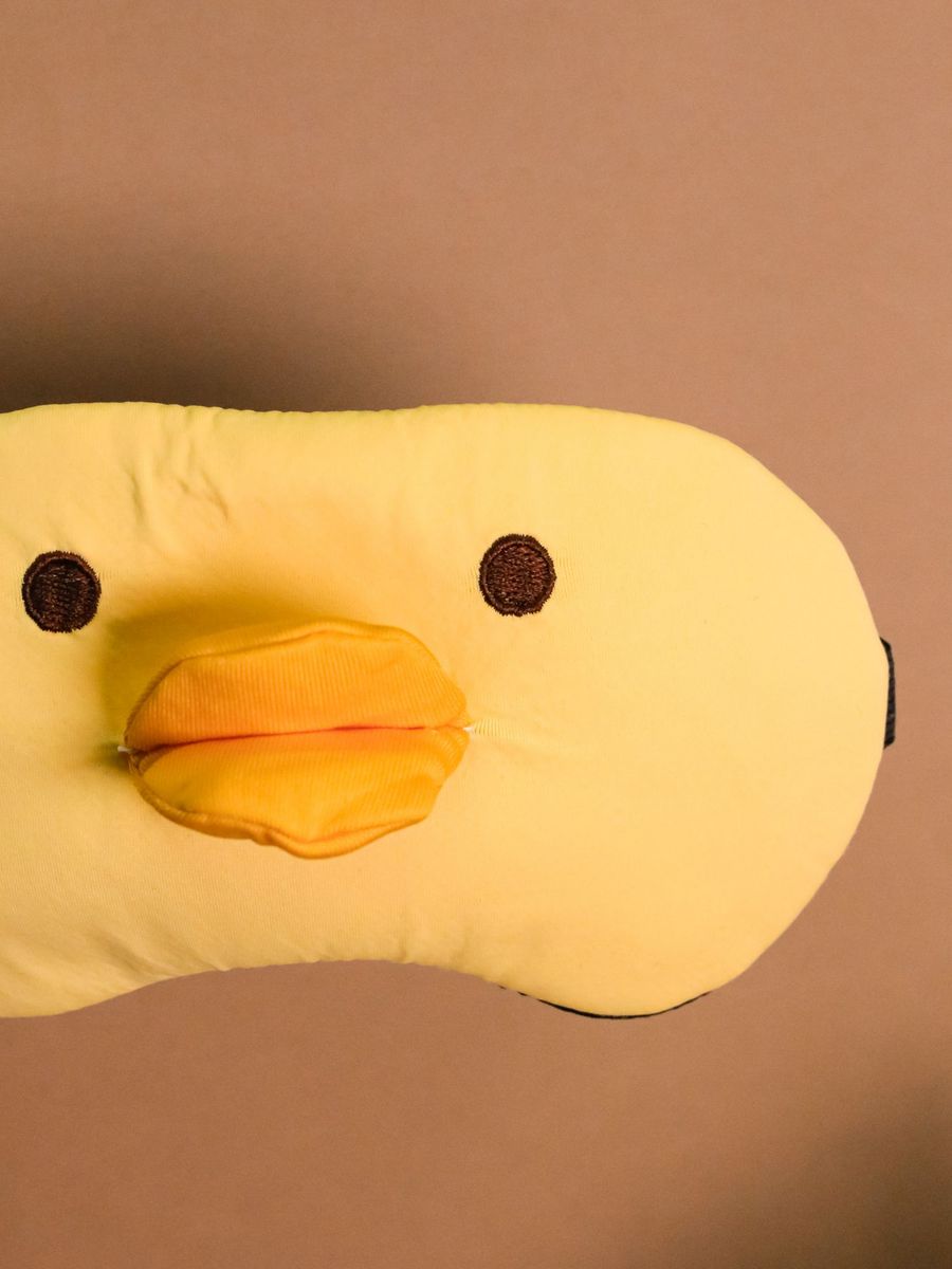 Маска для сна iLikeGift Head duck yellow с гелевым вкладышем - фото 6