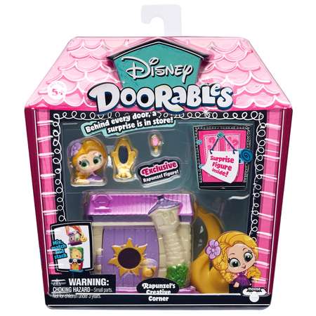 Мини-набор игровой Disney Doorables Рапунцель Запутанная история с 2 фигурками (Сюрприз) 69414