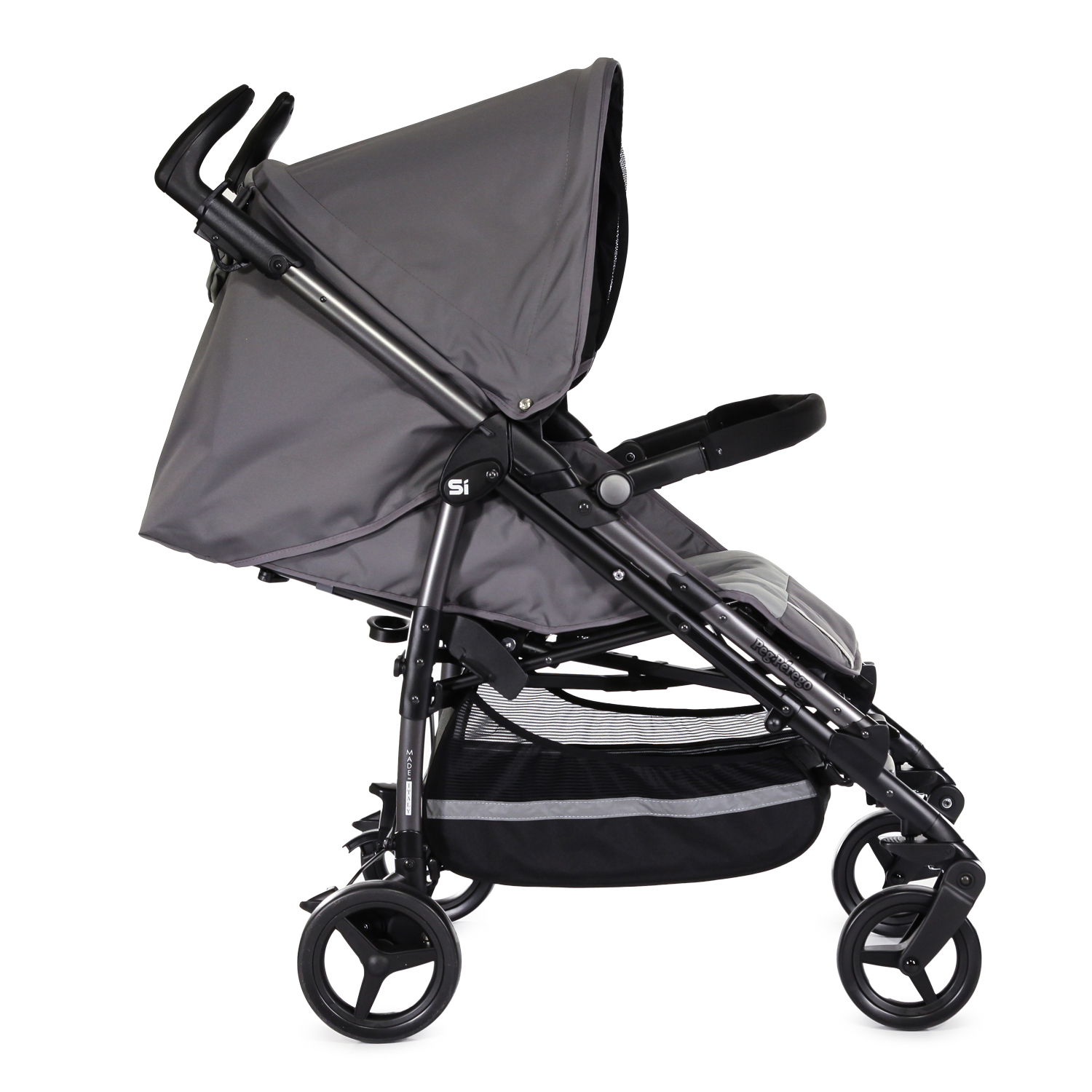 Коляска прогулочная Peg-Perego Si Classic Grey - фото 4